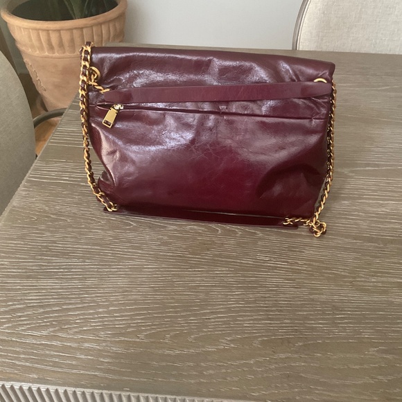 Rebecca Minkoff G Flap leather bag,  port burgundy - Picture 3 of 4